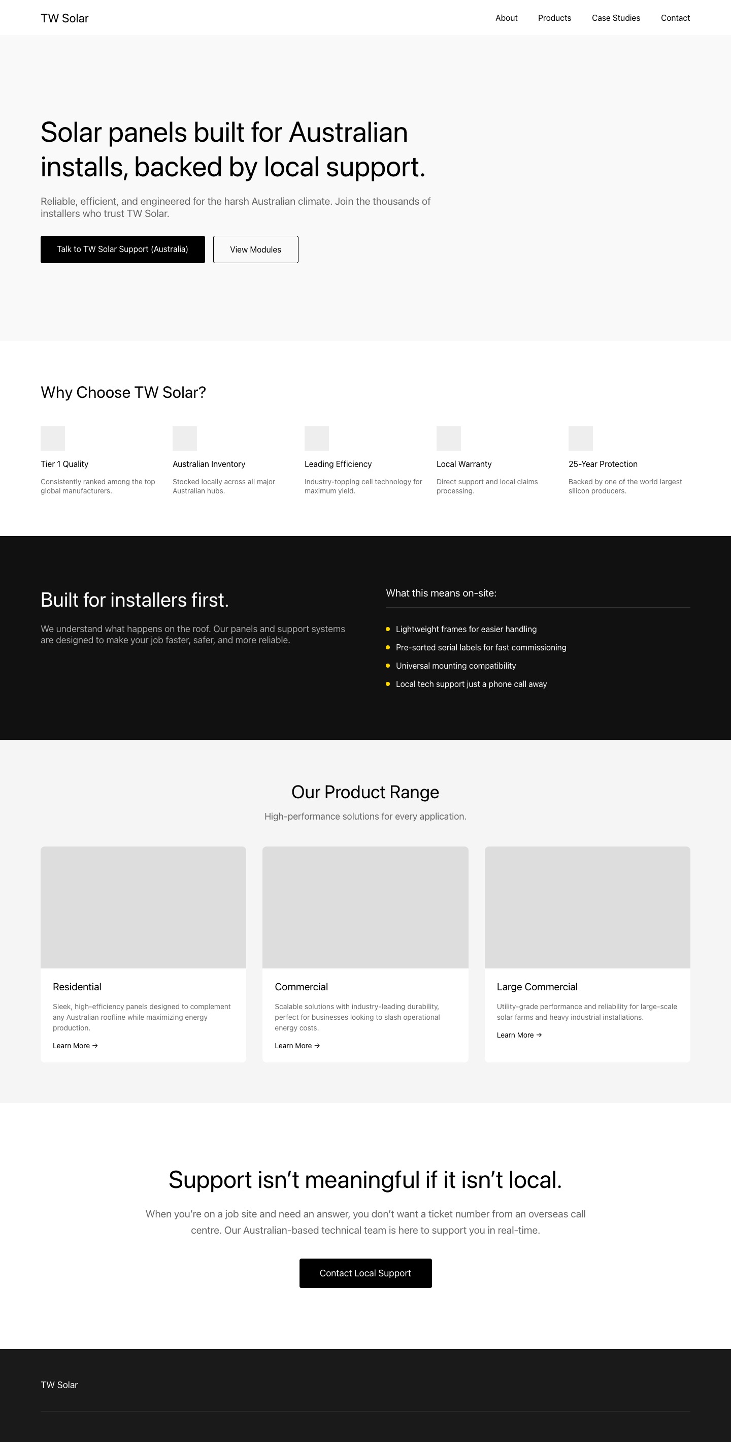Homepage wireframe
