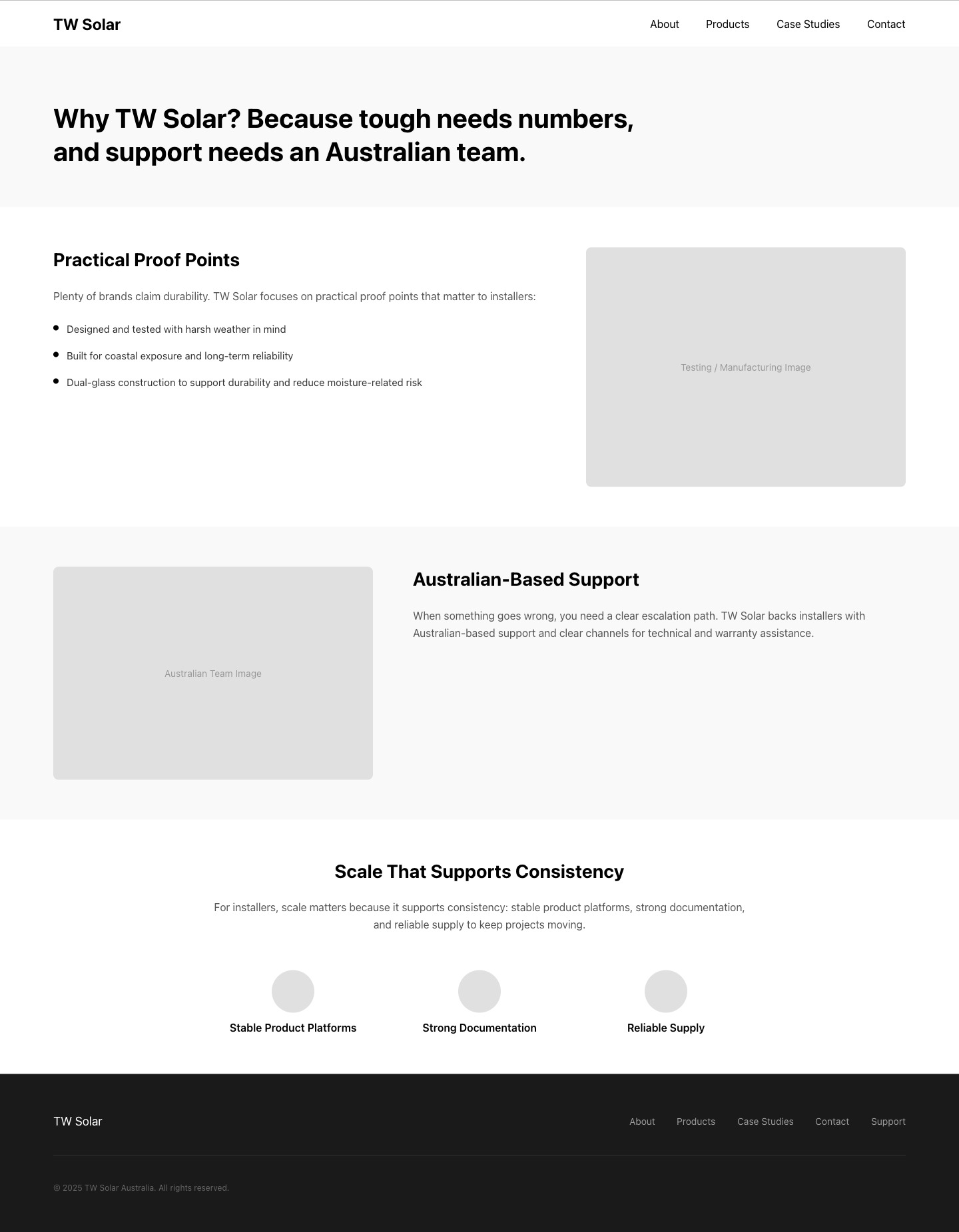 About us wireframe